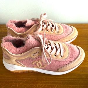 Pink Tweed Chanel Sneakers
